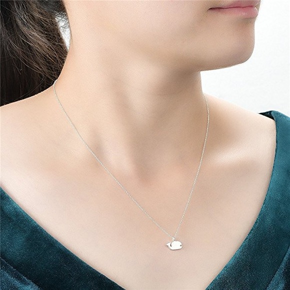 Gold Love Family Whale ShortChain Necklace Pendant - Picture 3 of 4